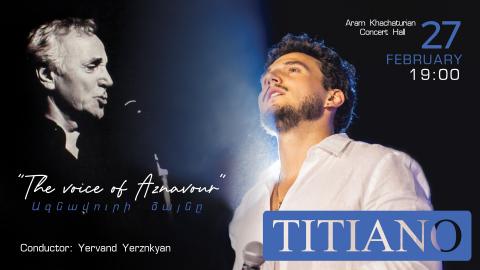 The audience deemed TITIANO “The Voice of Aznavour”