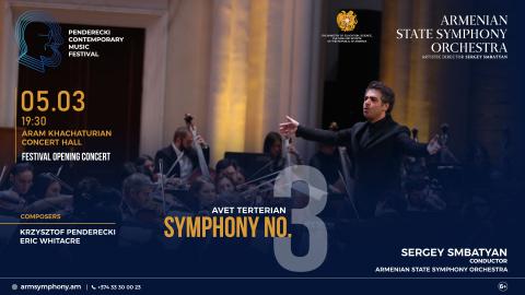 Penderecki, Terterian, Whitacre | Sergey Smbatyan, Armenian State Symphony Orchestra 